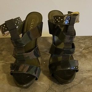 Womens high heel sandal